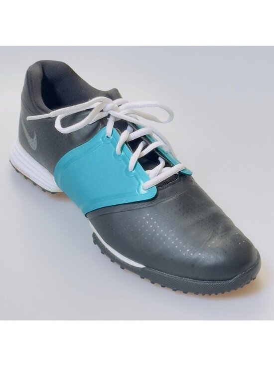 Nike Shoes - NIKE LUNARLON Women's Shoes Golf Black Blue Grey White Laces Size 7.5